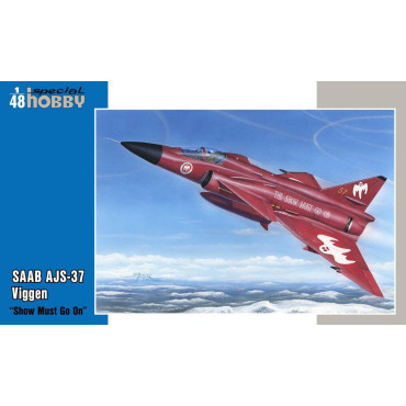 KIT PARA MONTAR SPECIAL HOBBY SAAB AJS-37 VIGGEN "SHOW MUST GO ON" 1/48 SPH 48188